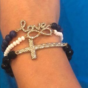 Bundle of three bracelets